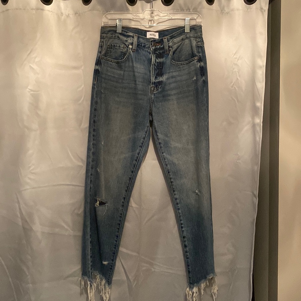 Pistola cropped jeans. Boyfriend fit